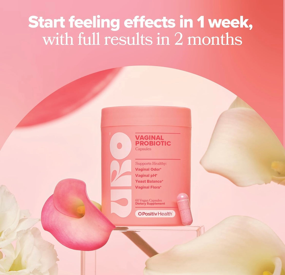 URO Probiotics – Kit de 3 meses (180 cápsulas) | Equilibrio íntimo completo