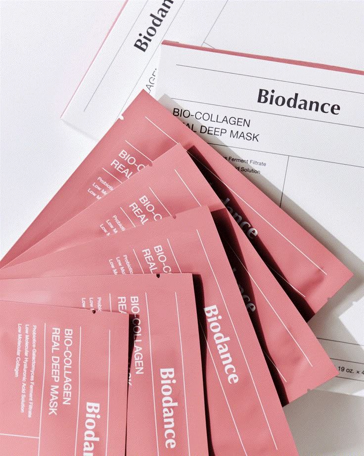 💖 Biodance Bio Collagen Real Deep Mask –4 Mascarillas Coreana de Colágeno Hidratante y Reafirmante 🪞✨