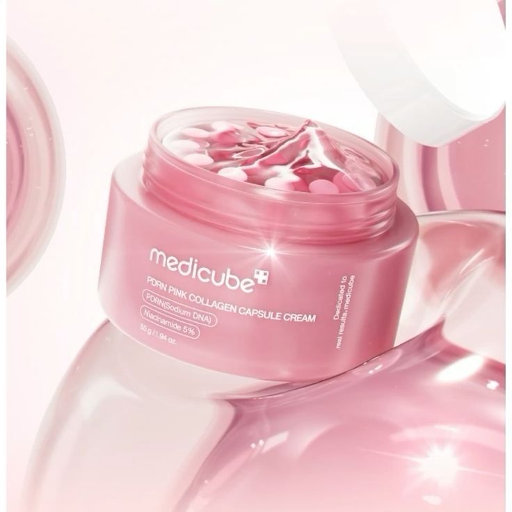 Medicube Salmon DNA PDRN Crema Cápsula Colágeno 55g 🌸💧