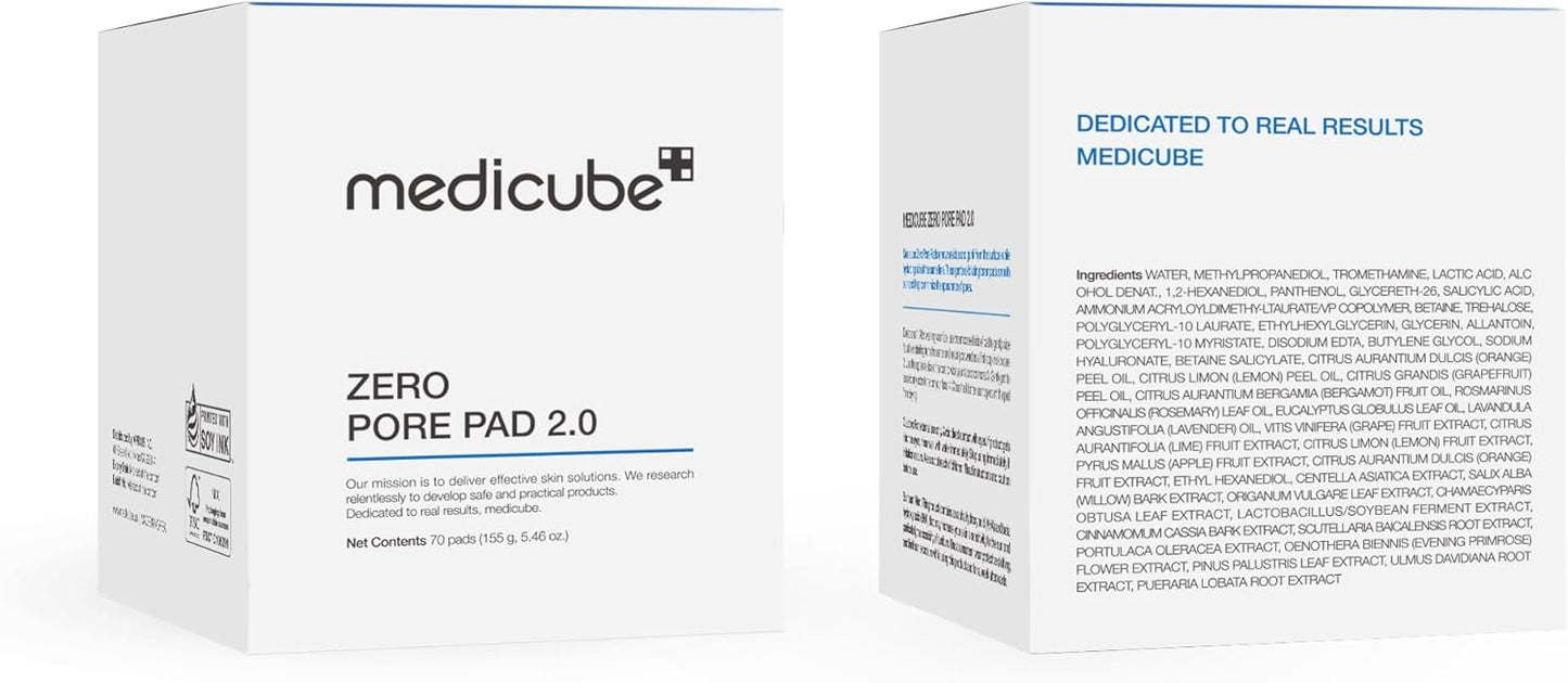 ✨ Medicube Zero Pore Pad — 70 Unidades