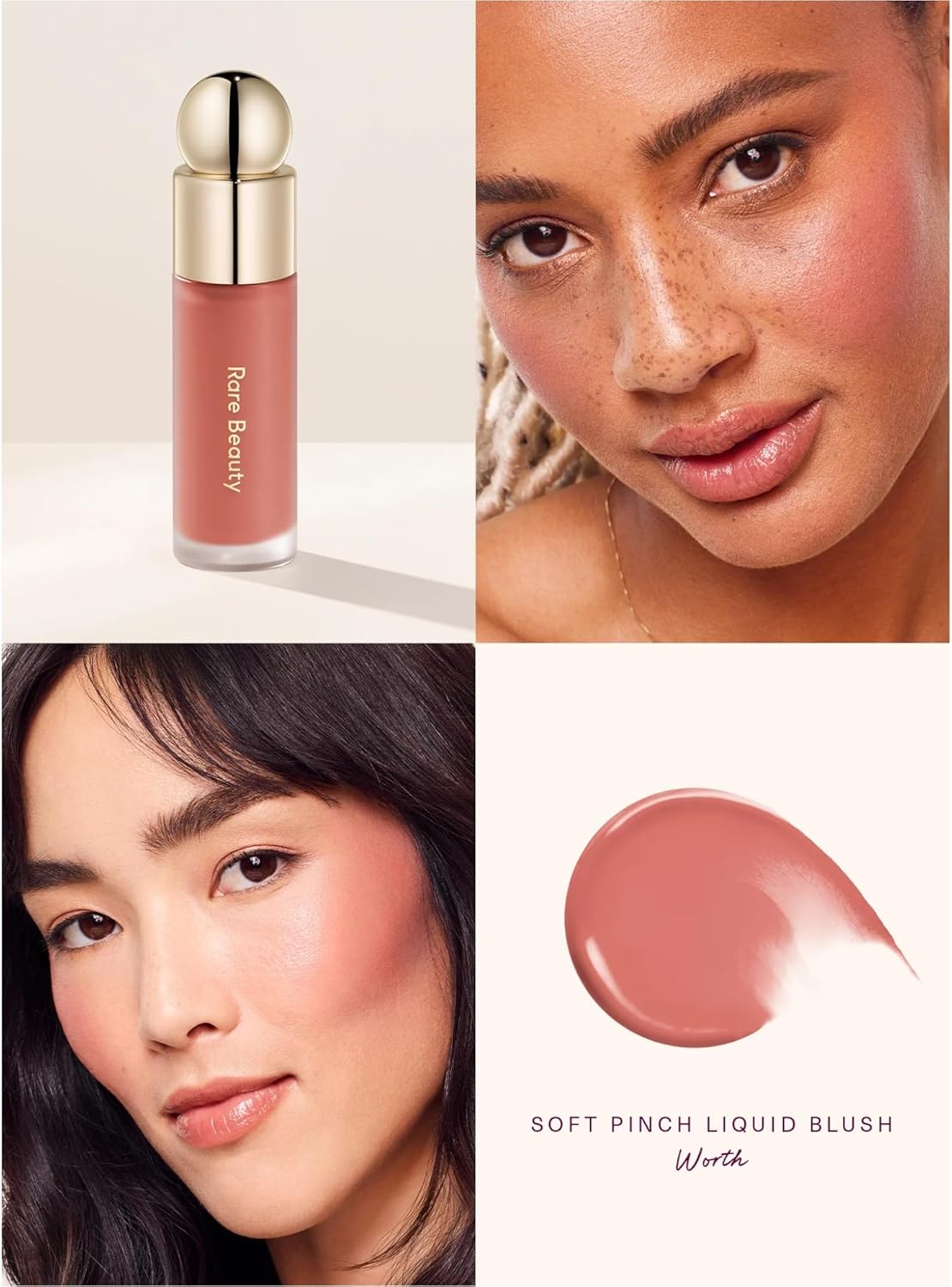 Rare Beauty Soft Pinch 3 en 1 Rubor Labial Sombra Líquida