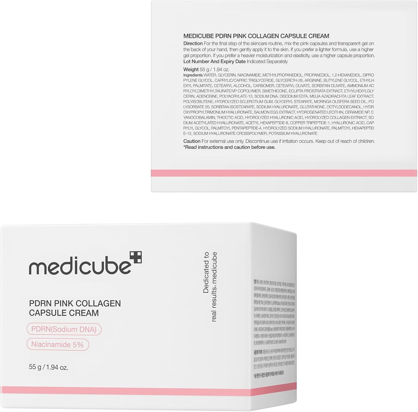 Medicube Salmon DNA PDRN Crema Cápsula Colágeno 55g 🌸💧