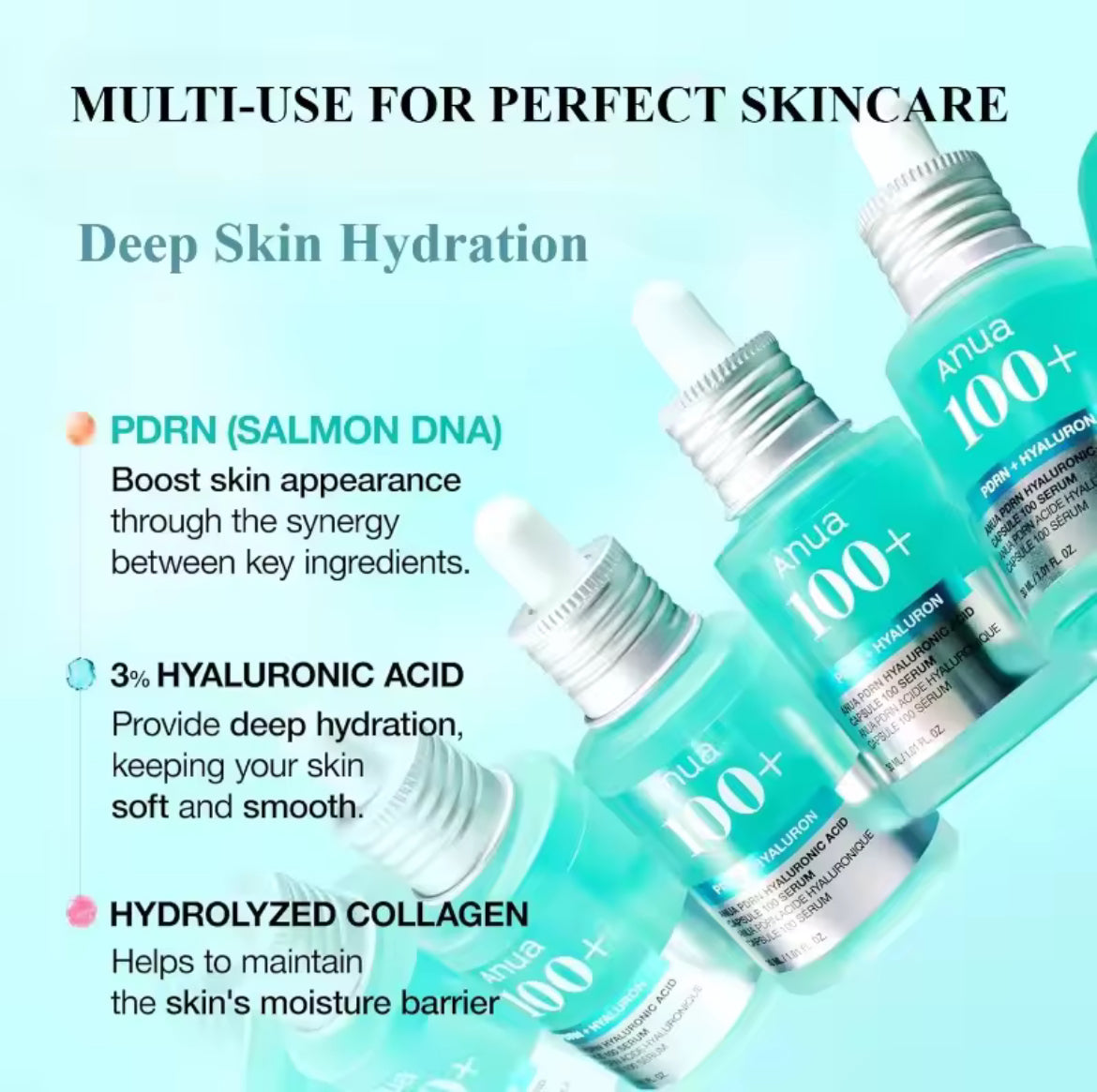 Anua 100+ PDRN + Hyaluron Serum 30 ml