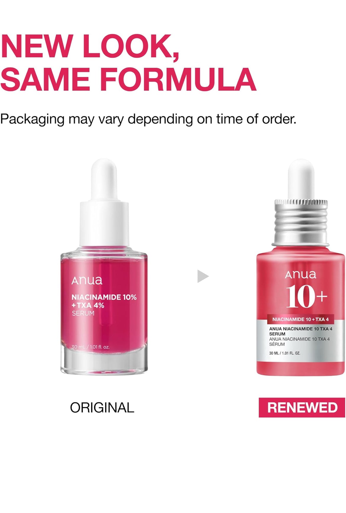 Anua Niacinamide 10% + TXA 4% Serum 30 ml
