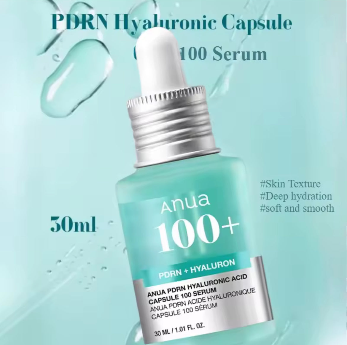 Anua 100+ PDRN + Hyaluron Serum 30 ml