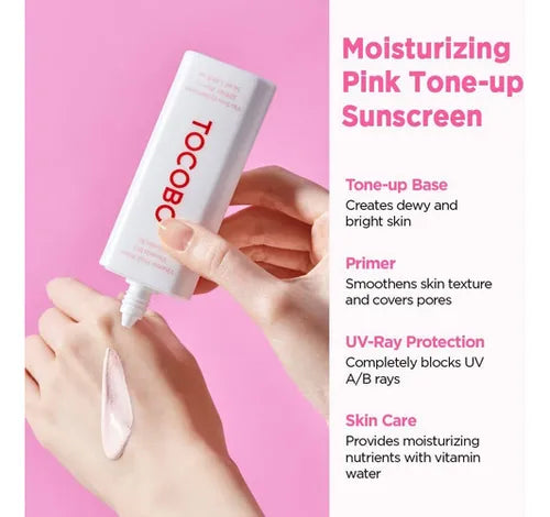 Tocobo Vita Tone Up Sun Cream SPF50+ PA++++ – Protector solar iluminador coreano (50 ml)
