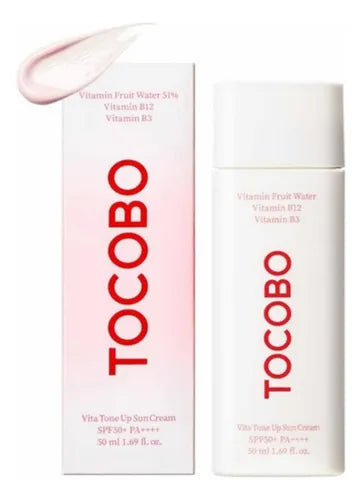 Tocobo Vita Tone Up Sun Cream SPF50+ PA++++ – Protector solar iluminador coreano (50 ml)