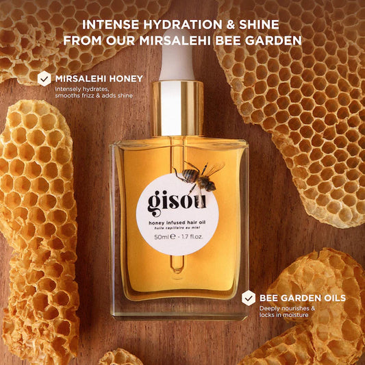 Gisou Honey Infused Hair Oil 20 ml 🍯 | Aceite nutritivo para cabello