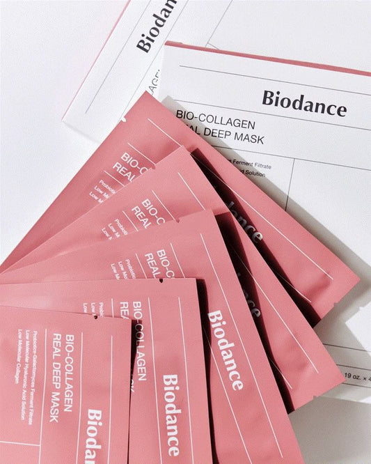 💖 Biodance Bio Collagen Real Deep Mask –4  Mascarillas Coreana de Colágeno Hidratante y Reafirmante 🪞✨