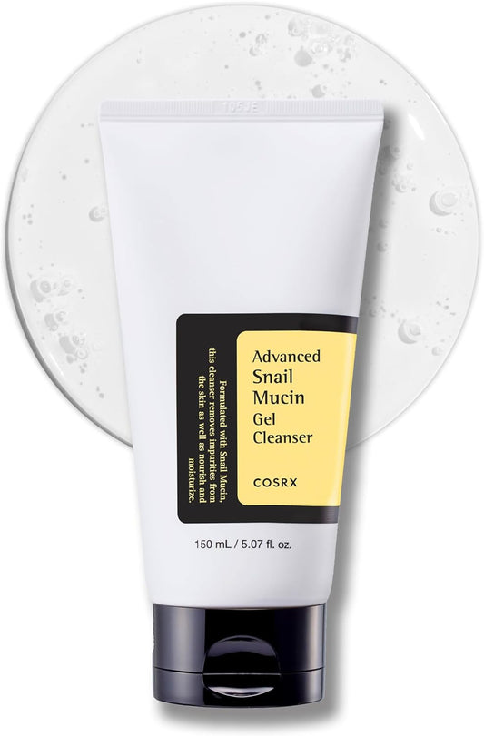 COSRX – Advanced Snail Mucin Gel Limpiador Facial 150 ml | Limpieza suave con mucina de caracol