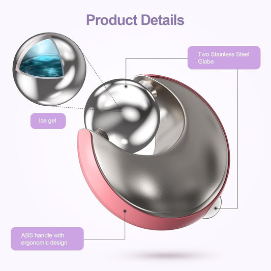 ❄️🔥 ChillTherapy Magic Ice Globe — Masaje Facial Frío & Calor