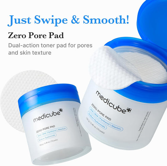 ✨ Medicube Zero Pore Pad — 70 Unidades