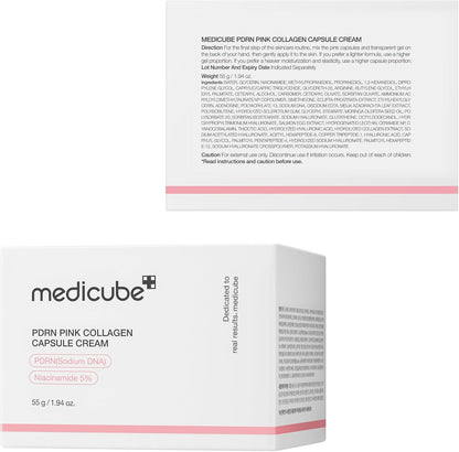 Medicube Salmon DNA PDRN Crema Cápsula Colágeno 55g 🌸💧