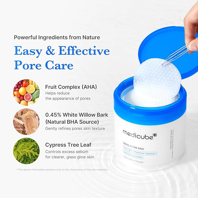 ✨ Medicube Zero Pore Pad — 70 Unidades