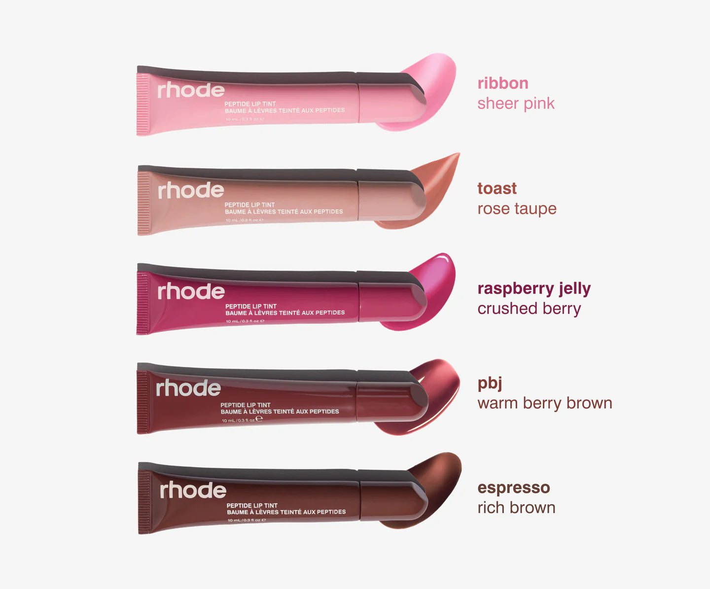 Rhode Peptide Lip Tint – Bálsamo labial hidratante con color y péptidos